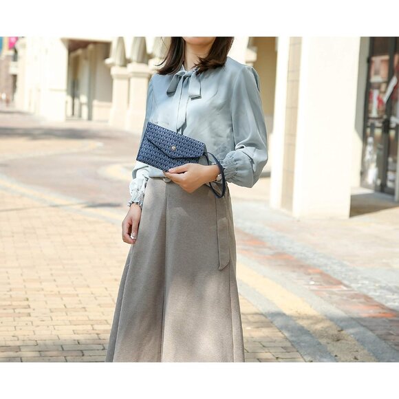 Vegan Leather Tote Bag Set Women Top Handle Purse Wallet Organizer - Picture 4 of 9